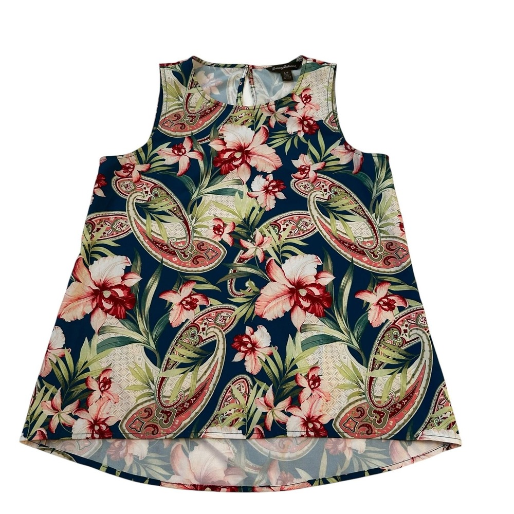 Tommy Bahama Multicolor Tropical Tank Top Women Size Small Shirt | 0256